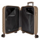 TROLLEY DA VIAGGIO ABS 4 RUOTE MOVOM GALAXY CHAMPAGNE BAGAGLIO A MANO 40X55X20CM CHIUSURA A COMBINAZIONI GARANZIA 2 ANNI