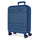 TROLLEY DA VIAGGIO ABS 4 RUOTE MOVOM GALAXY BLU NAVY BAGAGLIO A MANO 40X55X20CM CHIUSURA A COMBINAZIONI GARANZIA 2 ANNI