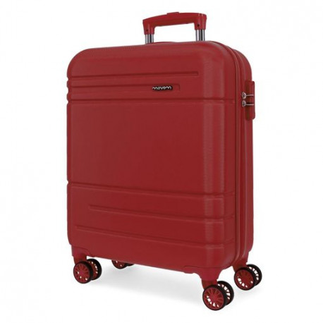 TROLLEY DA VIAGGIO ABS 4 RUOTE MOVOM GALAXY BORDEAUX BAGAGLIO A MANO 40X55X20CM CHIUSURA A COMBINAZIONI GARANZIA 2 ANNI