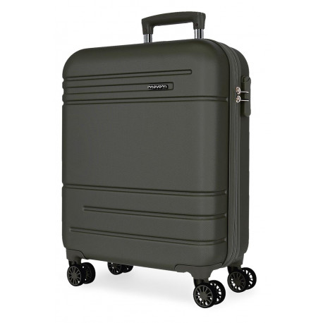 TROLLEY DA VIAGGIO ABS 4 RUOTE MOVOM GALAXY ANTRACITE BAGAGLIO A MANO 40X55X20CM CHIUSURA A COMBINAZ.GARANZIA 2 ANNI