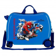 TROLLEY CAVALCABILE4 RUOTE ABS SPIDERMAN GEO AZUL MARVEL ORIGINAL 50X38X20CM VALIGIA BAG.A MANO UOMORAGNO CHIUS.A COMBIN