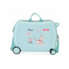 TROLLEY DA VIAGGIO CAVALCABILE MAGIC UNICORN ABS 4 DOPPIE RUOTE 2 GIREVOLI VALIGIA BAGAGLIO A MANO 52X20X38CM 2,4KG