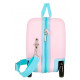 TROLLEY CAVALCABILE 4 RUOTE ABS PRINCIPESSE DISNEY ORIGINAL 45X31X20CM VALIGIA BAGAGLIO A MANO CHIUSURE A COMBINAZIONE