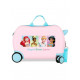 TROLLEY CAVALCABILE 4 RUOTE ABS PRINCIPESSE DISNEY ORIGINAL 45X31X20CM VALIGIA BAGAGLIO A MANO CHIUSURE A COMBINAZIONE