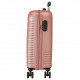 TROLLEY DA VIAGGIO ABS ROLL ROAD INDIA NUDE VALIGIA 4 RUOTE BAGAGLIO A MANO 40X55X20CM 2 CHIUSURE A COMBINAZIONI
