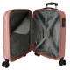 TROLLEY DA VIAGGIO ABS ROLL ROAD INDIA NUDE VALIGIA 4 RUOTE BAGAGLIO A MANO 40X55X20CM 2 CHIUSURE A COMBINAZIONI