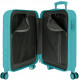 TROLLEY DA VIAGGIO ABS 4 RUOTE MOVOM GALAXY TURCHESE BAGAGLIO A MANO 40X55X20CM CHIUSURA A COMBINAZIA GARANZIA 2 ANNI