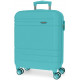 TROLLEY DA VIAGGIO ABS 4 RUOTE MOVOM GALAXY TURCHESE BAGAGLIO A MANO 40X55X20CM CHIUSURA A COMBINAZIA GARANZIA 2 ANNI