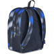 SEVEN ZAINO SCUOLA FREETHINK BLU NERO 34L 33X44X20CM ZAINO DOPPIO SCOMPARTO CON TASCA PER PC E TASCA PER BORRACCIA