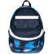 SEVEN ZAINO SCUOLA FREETHINK BLU NERO 34L 33X44X20CM ZAINO DOPPIO SCOMPARTO CON TASCA PER PC E TASCA PER BORRACCIA