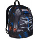 SEVEN ZAINO SCUOLA ERGONOMICO DUAL PLUS NERO BLU DOPPIO SCOMPARTO DA 31L 30X44X24CM CON TASCA BORRACCIA+TASCA ORGANIZER