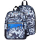 SEVEN ZAINO SCUOLA DUAL DETACH DOPPIO SCOMPARTO 1 STACCABILE ZAINO GRIGIO AZZURRO 30X44X24CM 32L TASCHE PC E BORRACCIA