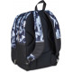 SEVEN ZAINO SCUOLA DUAL DETACH DOPPIO SCOMPARTO 1 STACCABILE ZAINO GRIGIO AZZURRO 30X44X24CM 32L TASCHE PC E BORRACCIA