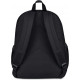 ZAINO SCUOLA INVICTA DOPPIO SCOMPARTO ZAINO NERO JELEK PLAIN BACKPACK 43X32X25CM TASCHE PER PC E BORRACCIA SEVEN ITALY