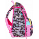 SJ GANG STYLE JAM GANG ZAINO SCUOLA ESTENSIBILE BIG FUCSIA ZAINO CON DIVISORIO INTERNO TASCA CON LED CUORE27X39X16CM 24L