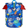 SEVEN SJ GANG FLYROCKET BOY GANG ZAINO SCUOLA ESTENSIBILE BIG CON DIVISORIO INTERNO PATTINA CON PATCH RIPOSIZIONABILI