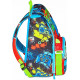 SJ GANG STYLE JAM GANG ZAINO SCUOLA ESTENSIBILE BIG BLU ZAINO C/DIVISORIO TASCA SUPERIORE CON LED JOYSTICK SEVEN JUNIOR