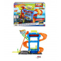 HOT WHEELS "LET"S RACE" NETFLIX AUTOLAVAGGIO PLAYSET CON PISTA E TUNNEL CHE SPRUZZA ACQUA +1 VEICOLO CHE CAMBIA COLORE