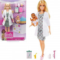 BARBIE PLAYSET PEDIATRA CON BAMBOLA BARBIE BIONDA E NEONATA STETOSCOPIO TERMOMETRO OSCILLOSCOPIO CARTELLA CLINICA+ACCESS
