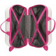TROLLEY CAVALCABILE 4 RUOTE ABS MINNIE & DAISY PARTY 48X20X33CM VALIGIA BIANCA DA CABINA C/TRACOLLA 2CHIUSURE A COMBINAZ