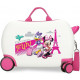TROLLEY CAVALCABILE 4 RUOTE ABS MINNIE & DAISY PARTY 48X20X33CM VALIGIA BIANCA DA CABINA C/TRACOLLA 2CHIUSURE A COMBINAZ