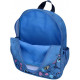 ZAINO ASILO E TEMPO LIBERO STITCH DISNEY HAPPY 23X25X10CM PER SCUOLA E DA VIAGGIO CON TASCA FRONTALE