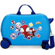 TROLLEY DA VIAGGIO CAVALCABILE 4 RUOTE ABS MARVEL SPIDERMAN WEBS GO SPID 31X45X20CM VALIGIA DA CABINA LEGGERA C/TRACOLLA
