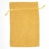 SACCHETTI ORGANZA COLORE 10. ORO MISURA 15X8,5CM.CON TIRANTE