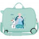TROLLEY CAVALCABILE ABS 4 RUOTE FROZEN FIND YOUR DESTINY TURCHESE DISNEY 31X45X20CM CON TRACOLLA VALIGIA DA CABINA