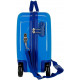 TROLLEY CAVALCABILE ABS 4 RUOTE MICKEY ENJOY THE DAY OH BOY DISNEY 50X38X20CM CON TRACOLLA VALIGIA AZZURRA DA CABINA