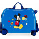 TROLLEY CAVALCABILE ABS 4 RUOTE MICKEY ENJOY THE DAY OH BOY DISNEY 50X38X20CM CON TRACOLLA VALIGIA AZZURRA DA CABINA