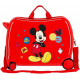 TROLLEY CAVALCABILE4 RUOTE ABS MICKEY ENJOY THE DAY OH BOY DISNEY 50X38X20CM VALIGIA ROSSA DA CABINA 2CHIUS.A COMBINAZI.