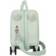 TROLLEY CAVALCABILE 4 RUOTE ABS DISNEY STITCH JUST CHILL MENTA 31X45X20CM VALIGIA DA CABINA RIGIDA LEGGERA CON TRACOLLA