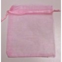 SACCHETTI ORGANZA COLORE 3 ROSA MISURA 15X8,5CM.CON TIRANTE