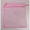 SACCHETTI ORGANZA COLORE 3 ROSA MISURA 15X8,5CM.CON TIRANTE