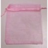 SACCHETTI ORGANZA COLORE 3 ROSA MISURA 15X8,5CM.CON TIRANTE