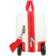 TROLLEY CAVALCABILE4 RUOTE ABS MICKEY RED WITHE DISNEY ORIGINAL 31X45X20CM VALIGIA TOPOLINO BAGAGLIO DA CABINA