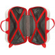 TROLLEY CAVALCABILE4 RUOTE ABS MICKEY RED WITHE DISNEY ORIGINAL 31X45X20CM VALIGIA TOPOLINO BAGAGLIO DA CABINA