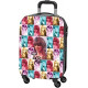 TAYLOR SWIFT CELEBRITY ICONS TROLLEY DA VIAGGIO ABS 4 DOPPIE RUOTE 55X35X20CM VALIGIA BAGAGLIO DA CABINA CHIUSURE A COMB