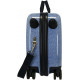 TROLLEY CAVALCABILE ABS 4 RUOTE MICKEY CELESTIAL DREAME DISNEY 50X38X20CM CON TRACOLLA VALIGIA AZZURRO JEANS DA CABINA