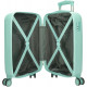 TROLLEY DA VIAGGIO PRINCIPESSE DISNEY CREATE EXPLORE TURCHESE VALIGIA ABS 4RUOTE 33X50X20CM BAGAGLIO A MANO C/CHIUSURE
