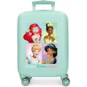 TROLLEY DA VIAGGIO PRINCIPESSE DISNEY CREATE EXPLORE TURCHESE VALIGIA ABS 4RUOTE 33X50X20CM BAGAGLIO A MANO C/CHIUSURE