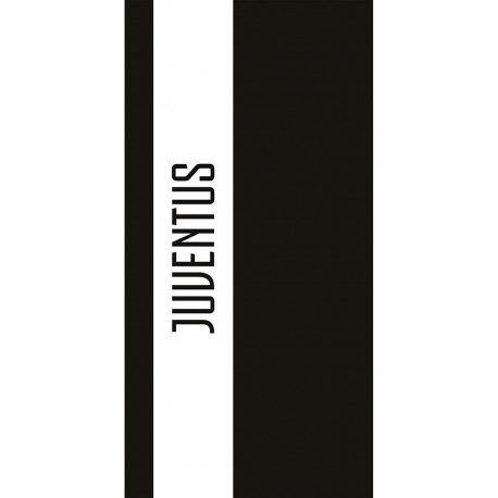 TELO MARE FC JUVENTUS 70X140CM SPUGNA 100%COTONE ASCIUGAMANO UTILE IN SPIAGGIA E PISCINA PRODOTTO UFFICIALE HERMET ITALY