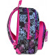 ZAINO SCUOLA ORGANIZZATO EVER FIXSTARGIRL SJ GANG ZAINO DOPPIO SCOMPARTO 30X42X23CM TASCA P/BORRACCIA SEVEN JUNIOR ITALY