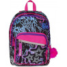 ZAINO SCUOLA ORGANIZZATO EVER FIXSTARGIRL SJ GANG ZAINO DOPPIO SCOMPARTO 30X42X23CM TASCA P/BORRACCIA SEVEN JUNIOR ITALY