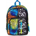 ZAINO SCUOLA ORGANIZZATO EVER WRITER BOY SJ GANG ZAINO DOPPIO SCOMPARTO 30X42X23CM TASCA P/BORRACCIA SEVEN JUNIOR ITALY