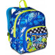 ZAINO SCUOLA ORGANIZZATO EVER SKATE BOY SJ GANG ZAINO DOPPIO SCOMPARTO 30X42X23CM TASCA P/BORRACCIA SEVEN JUNIOR ITALY