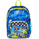 ZAINO SCUOLA ORGANIZZATO EVER SKATE BOY SJ GANG ZAINO DOPPIO SCOMPARTO 30X42X23CM TASCA P/BORRACCIA SEVEN JUNIOR ITALY