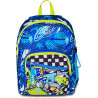 ZAINO SCUOLA ORGANIZZATO EVER SKATE BOY SJ GANG ZAINO DOPPIO SCOMPARTO 30X42X23CM TASCA P/BORRACCIA SEVEN JUNIOR ITALY