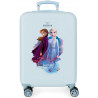 TROLLEY DA VIAGGIO FROZEN2 DISNEY TURCHESE VALIGIA ABS 4RUOTE 34X55X20CM BAGAGLIO A MANO CABINA 2CHIUSURE A COMBINAZIONI